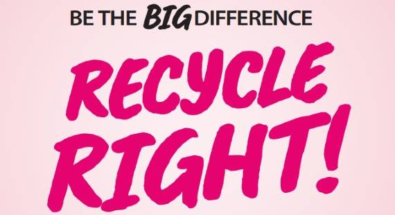 Be the big difference recycle right